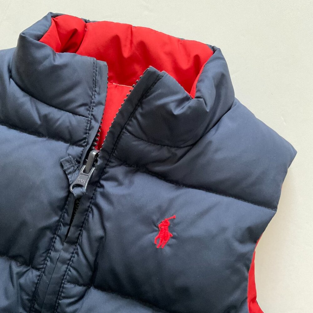 POLO Ralph Lauren Boy's Sleeveless Puffer Vest EUC Size 18M - Picture 3 of 7